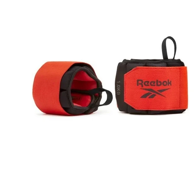 Утяжелители для рук Reebok Flexlock Wrist Weights 2х1 кг (RAWT-11261) Black/Red - изображение 2