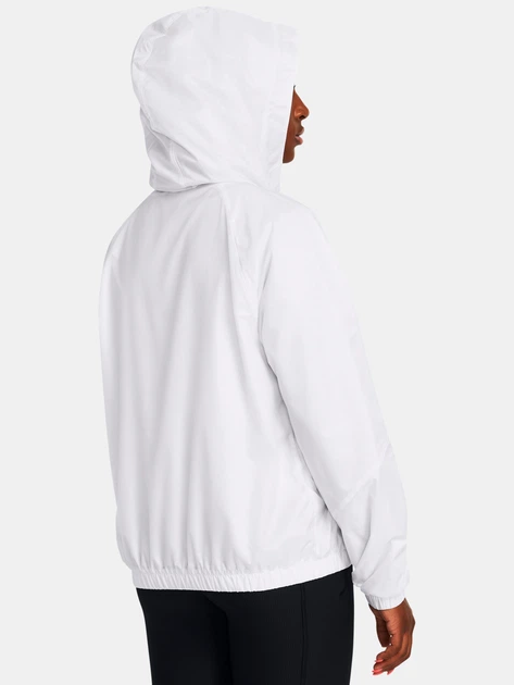 Спортивная ветровка с капюшоном женская Under Armour Ua Rival Sport Windbreak Jkt 1382698-100 S Белая (196885564086) - Фото 2 Спортивная ветровка с капюшоном женская Under Armour Ua Rival Sport Windbreak Jkt 1382698-100 S Белая (196885564086) - изображение 2