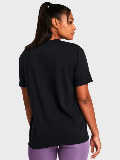 Футболка женская Under Armour Ua Hw Embroid Patch Bfos Ss 1383045-001 XS Черная (196885392009) - изображение 2