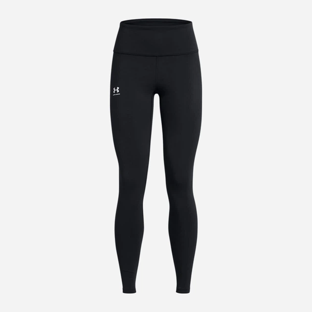 Спортивные леггинсы для фитнеса высокие женские Under Armour UA Rival Legging 1386482-001 XS Черные (197777093615) - изображение 10