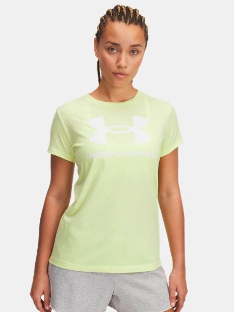 Футболка женская Under Armour UA Rival Logo 1356305-727 L Желтая (197779436571) - Фото 1 Футболка женская Under Armour UA Rival Logo 1356305-727 L Желтая (197779436571) - изображение 1