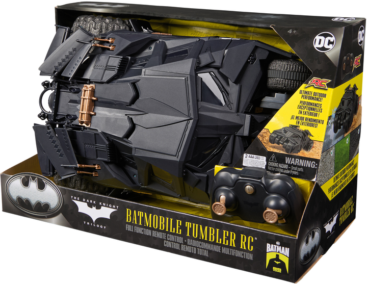 Машинка на дистанційному управлінні Spin Master DC Comics Batman Batmobile Tumbler 1:15 (681147019621) - зображення 2