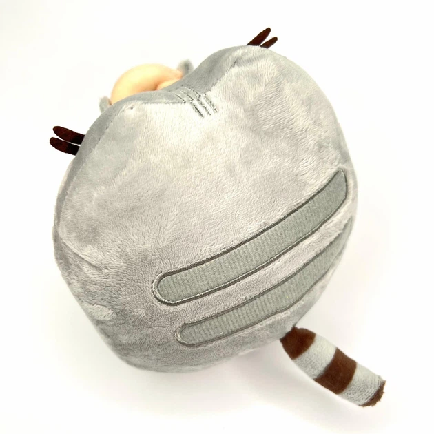 Мягкая Плюшевая Игрушка Plush Кот Пушин с пончиком Pusheen 15 см серый (1024603) - изображение 5