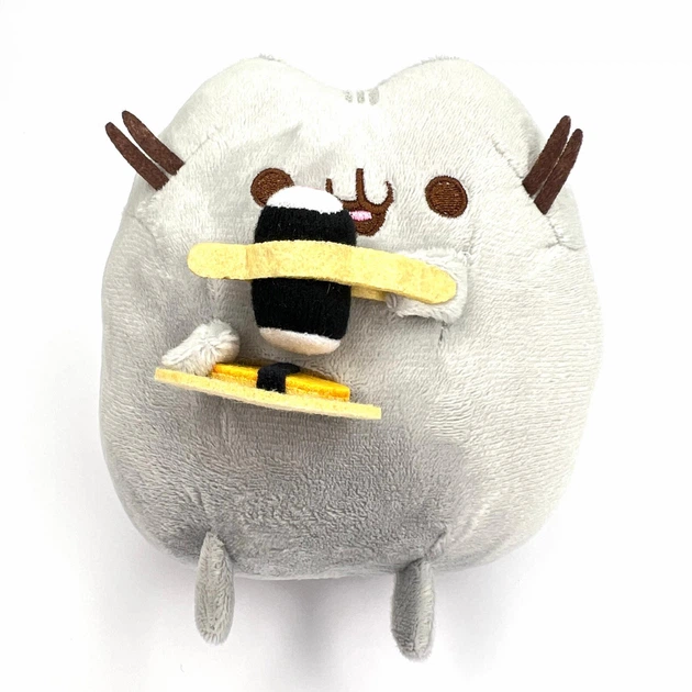 Мягкая Плюшевая Игрушка Plush Кот Пушин Суши Pusheen 15 см серый (1024600) - изображение 3
