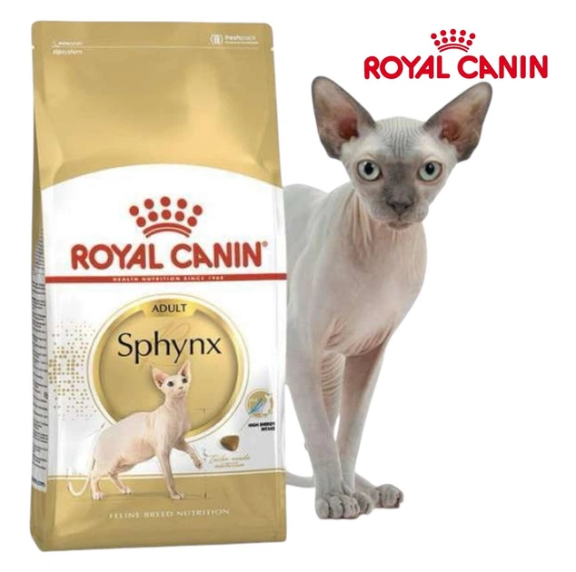 Сухий корм Royal Canin Sphynx Adult - для дорослих кішок породи Сфінкс від 12 місяців, 10 кг (2556100) - Фото 1 Сухий корм Royal Canin Sphynx Adult - для дорослих кішок породи Сфінкс від 12 місяців, 10 кг (2556100) - зображення 1