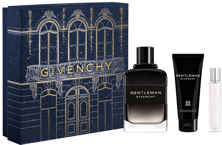 Zestaw męski Givenchy Gentleman Boisee Woda perfumowana 100 ml + Żel pod prysznic 75 ml + Woda perfumowana 12.5 ml (3274872473553) - obraz 1