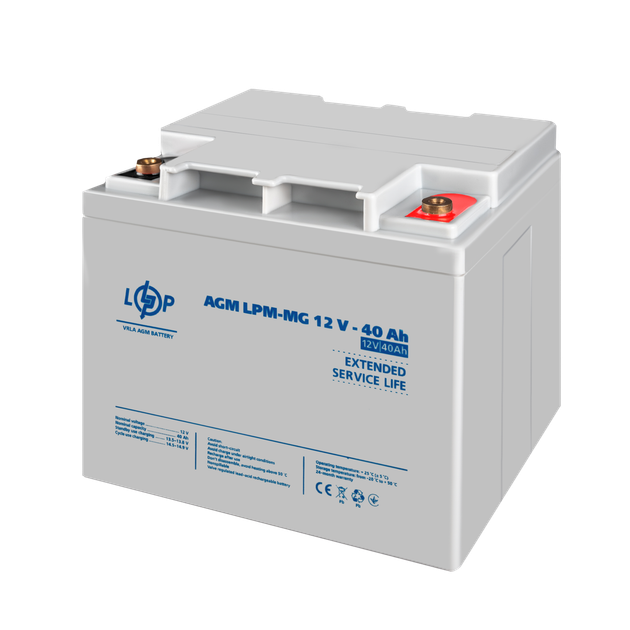 Аккумулятор мультигелевый LogicPower AGM LPM-MG 12 - 40Ah - изображение 4