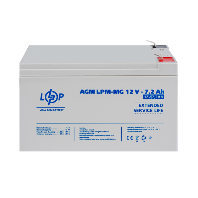 Аккумулятор мультигелевый LogicPower AGM LPM-MG 12 - 7.2Ah - Фото 2 Аккумулятор мультигелевый LogicPower AGM LPM-MG 12 - 7.2Ah - изображение 2
