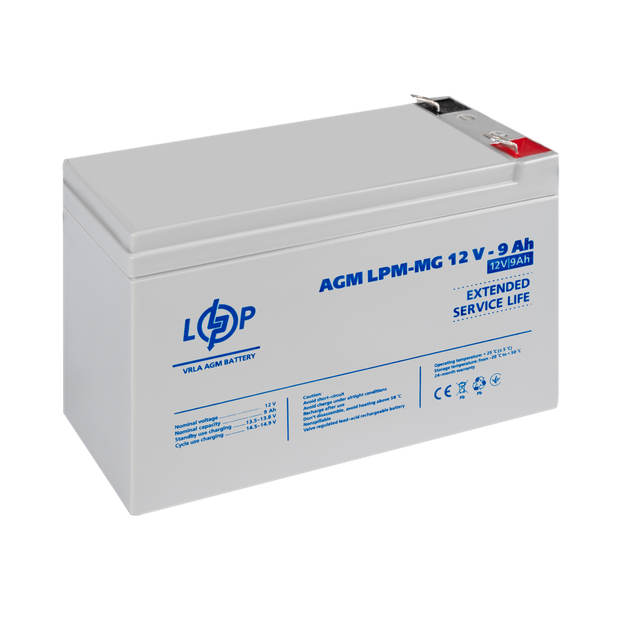 Аккумулятор мультигелевый LogicPower AGM LPM-MG 12 - 9Ah - Фото 3 Аккумулятор мультигелевый LogicPower AGM LPM-MG 12 - 9Ah - изображение 3