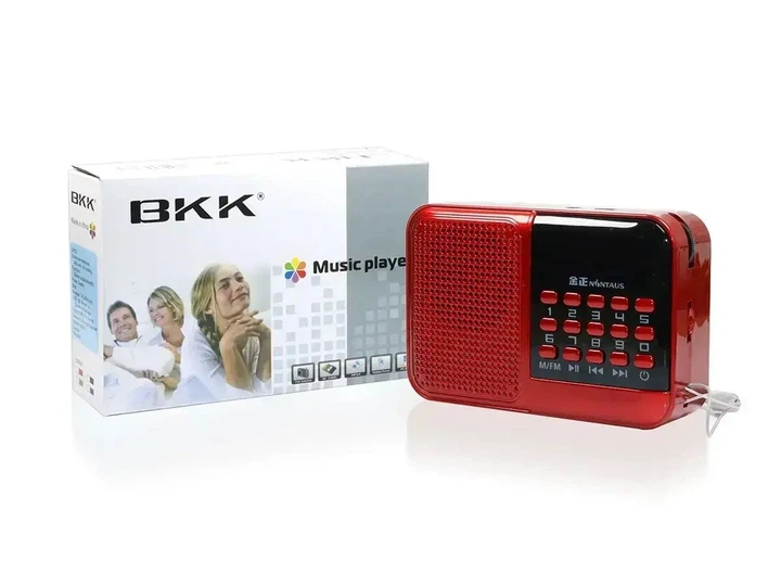 Радиоприемник BKK S61 USB MP3 красный - изображение 4