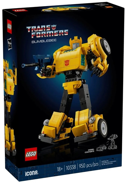 Zestaw klockow LEGO Icons Bumblebee 950 elementow (10338) (955555908622549) - Outlet - obraz 1