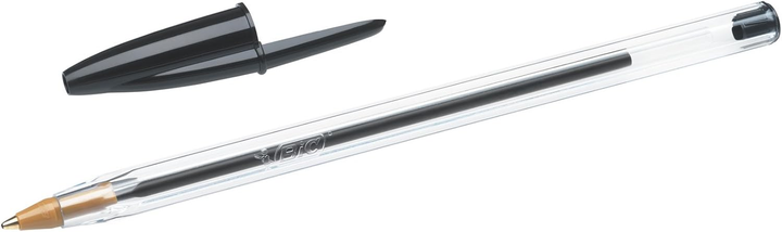 Набір кулькових ручок BIC Cristal Original Чорні 50 шт (0070330129665) (955555908414467) - Уцінка - зображення 3