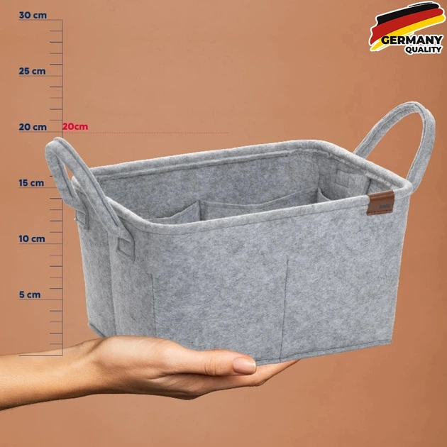 Корзина для хранения Kela Fay 35х25х20 см Светло-серая (24462) - изображение 4