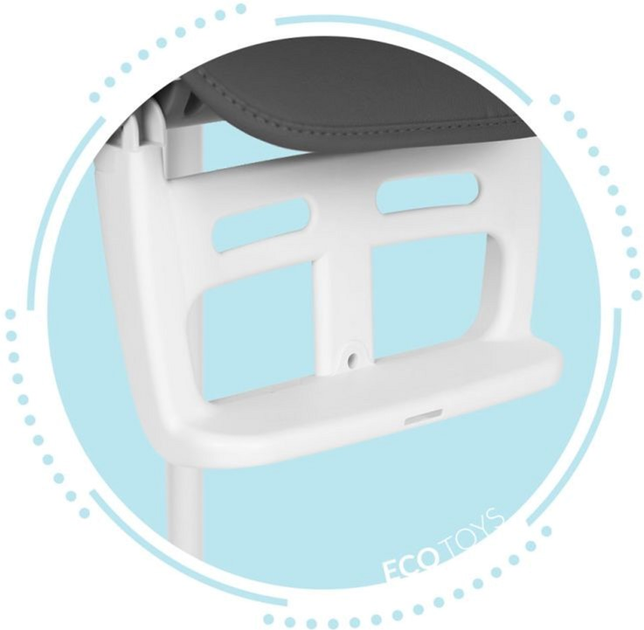 Стілець для годування EcoToys 3 в 1 складний Gray (HA-009 GRAY) - зображення 13