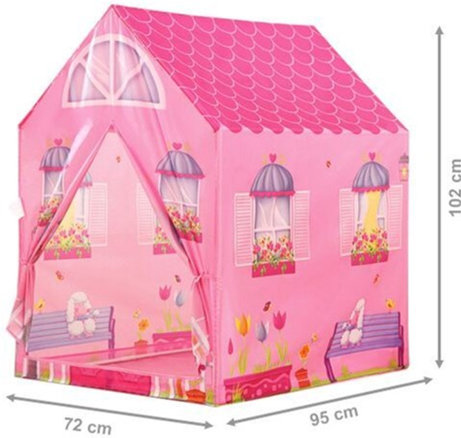 Ігровий намет Iplay 102 x 95 x 72 см 8726 Pink (6958868887261) - зображення 5