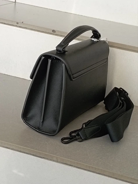 Жіноча сумка David Jones крос боді з клапаном чорна CM7394 Black - Фото 2 Жіноча сумка David Jones крос боді з клапаном чорна CM7394 Black - зображення 2