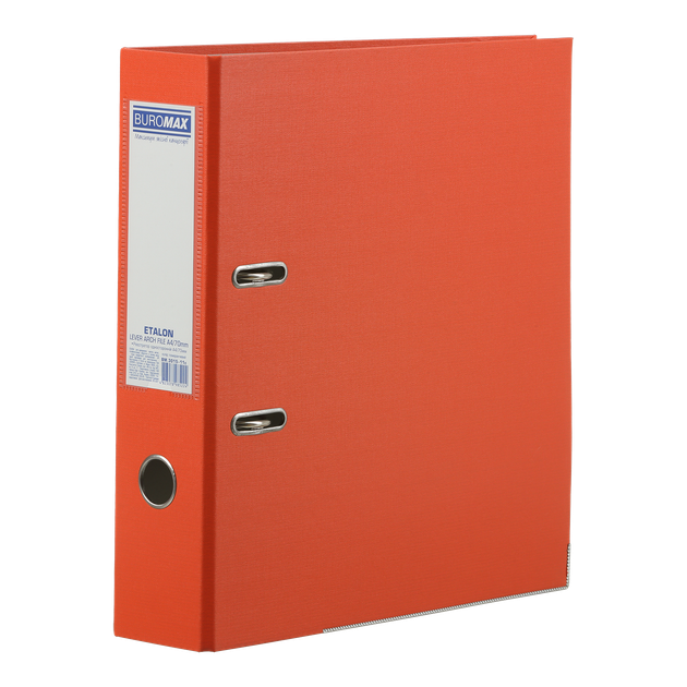 Папка-регистратор Buromax Etalon А4 70мм оранжевая (BM.3015-11c) - Фото 1 Папка-регистратор Buromax Etalon А4 70мм оранжевая (BM.3015-11c) - изображение 1