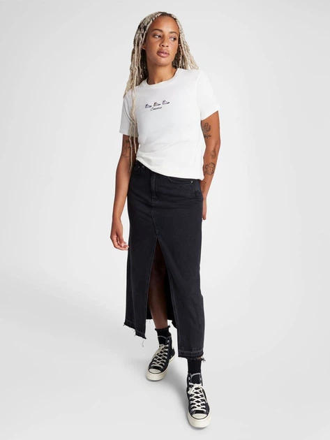 Футболка хлопковая женская Converse Chuck Taylor Graphic Tee 10027753-286 M Egret (194435392677) - изображение 3