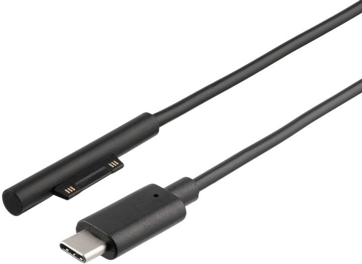 Kabel 4smarts USB-C - Microsoft Surface Connect Cable 5 A 1 m Black (4250774980787) - obraz 2