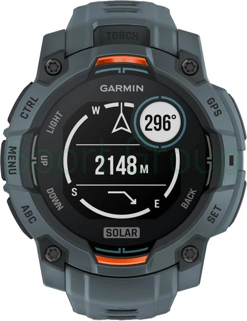 Смарт-часы Garmin Instinct 3 с солнечной батареей (010-02934-01) 45 мм SOLAR, цвет серый - изображение 11