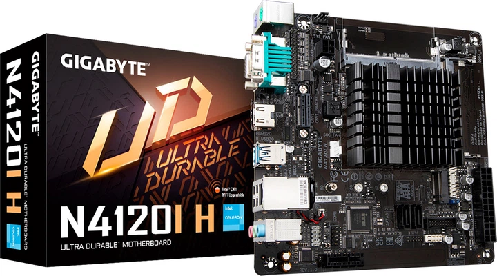 Материнская плата Gigabyte N4120I H (Intel Celeron N4120, SoC, PCI-E x1) - изображение 5