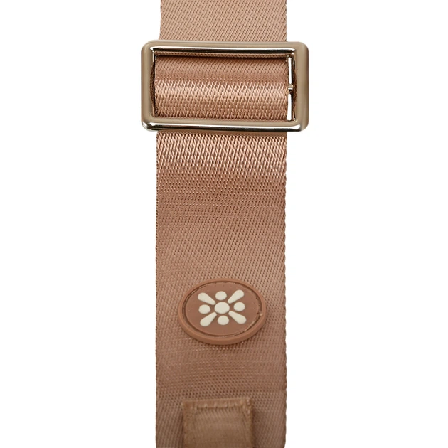 Ремень стяжка для переноски коврика Bloom Yoga Mat Strap 7084 Beige - Фото 2 Ремень стяжка для переноски коврика Bloom Yoga Mat Strap 7084 Beige - изображение 2