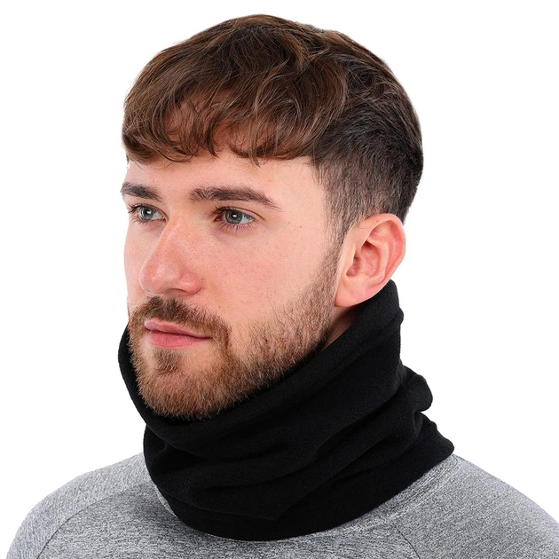 Горловик шапка флисовый бафф на лицо и шею SP-Sport W099 Black - Фото 1 Горловик шапка флисовый бафф на лицо и шею SP-Sport W099 Black - изображение 1