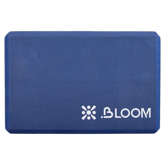 Блок для йоги цегла опорна для йоги Bloom Yoga Brick 7040 розмір 22.9x10x15см Blue - Фото 4 Блок для йоги цегла опорна для йоги Bloom Yoga Brick 7040 розмір 22.9x10x15см Blue - зображення 4