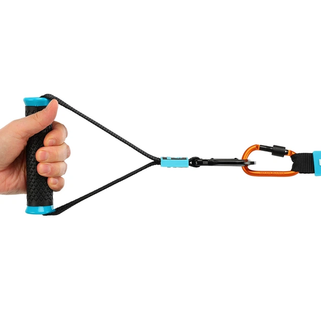 Ручки для эспандера и тренажера LivePro Fit Hook Handled 8706 комплектация 2шт Black-Blue - Фото 8 Ручки для эспандера и тренажера LivePro Fit Hook Handled 8706 комплектация 2шт Black-Blue - изображение 8