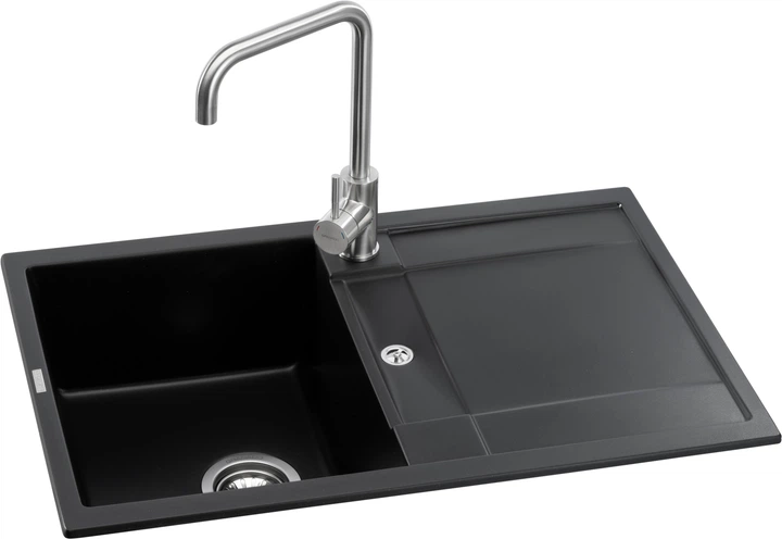 Кухонная мойка GRANADO Valencia L 4-в-1 Black Shine - изображение 2