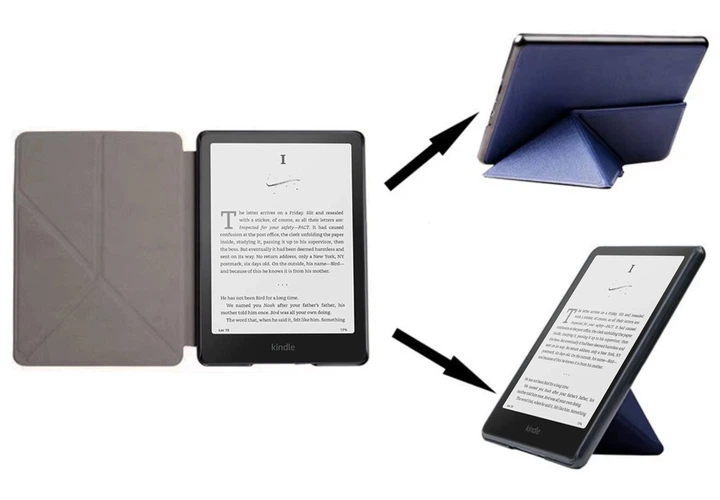 Чохол-обкладинка Primolux Transformer для книги Amazon Kindle Paperwhite 12th Gen. 2024 - Dark Blue синій - Фото 3 Чохол-обкладинка Primolux Transformer для книги Amazon Kindle Paperwhite 12th Gen. 2024 - Dark Blue синій - зображення 3