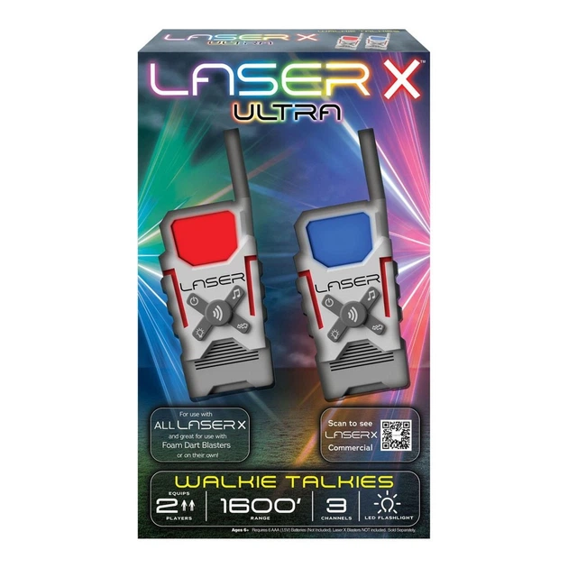 Ігровий набір Laser X Ultra 2 рації - Фото 1 Ігровий набір Laser X Ultra 2 рації - зображення 1