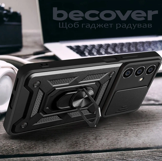 Чехол для смартфона BeCover Military для Samsung Galaxy A26 SM-A266 Black (BC_712861) - Фото 3 Чехол для смартфона BeCover Military для Samsung Galaxy A26 SM-A266 Black (BC_712861) - изображение 3