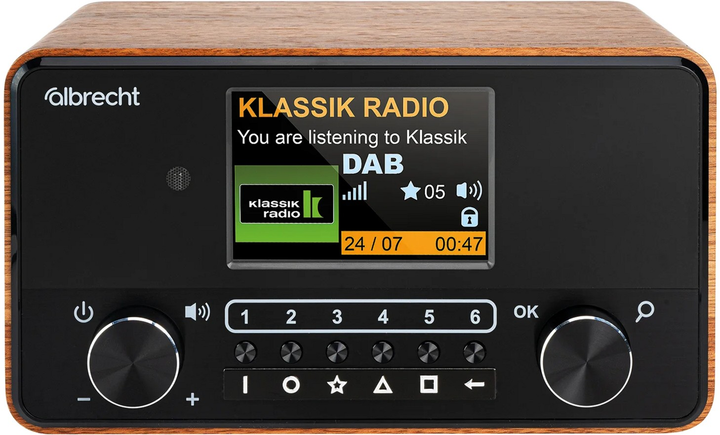 Radio Albrecht DR 866 Digital Radio Brown (27866) - obraz 2