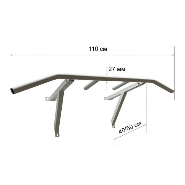 Турник настенный Wide Pro белый NE-TR-16W - изображение 4
