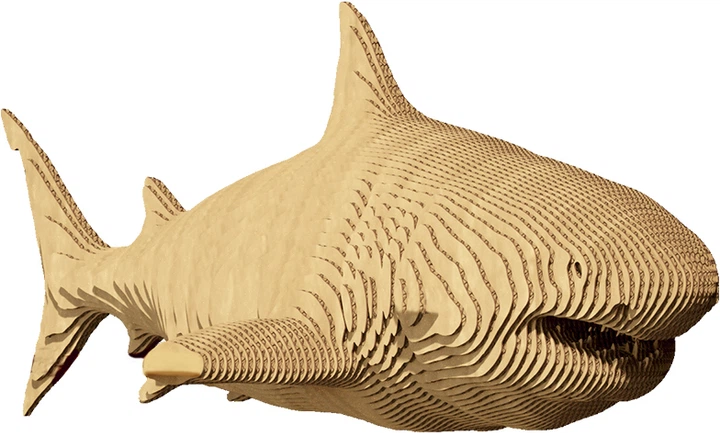 3D пазл-конструктор Cartonic 3D Puzzle Shark Картонный (CARTSHARK) - Фото 3 3D пазл-конструктор Cartonic 3D Puzzle Shark Картонный (CARTSHARK) - изображение 3