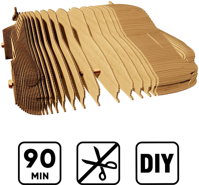 3D пазл-конструктор Cartonic 3D Puzzle Porsche 911 Картонный (CARTPOR) - Фото 8 3D пазл-конструктор Cartonic 3D Puzzle Porsche 911 Картонный (CARTPOR) - изображение 8