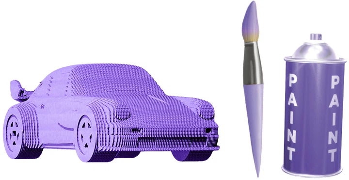 3D пазл-конструктор Cartonic 3D Puzzle Porsche 911 Картонный (CARTPOR) - Фото 9 3D пазл-конструктор Cartonic 3D Puzzle Porsche 911 Картонный (CARTPOR) - изображение 9