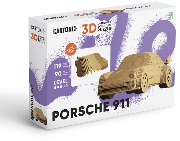 3D пазл-конструктор Cartonic 3D Puzzle Porsche 911 Картонный (CARTPOR) - Фото 10 3D пазл-конструктор Cartonic 3D Puzzle Porsche 911 Картонный (CARTPOR) - изображение 10