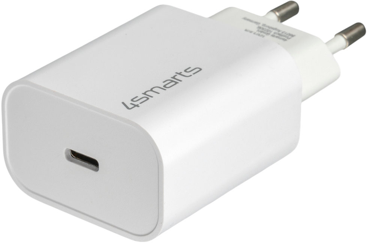 Ładowarka sieciowa 4smarts VoltPlug PD 20W USB-C to Lightning 1.5m White (4250774952784) - obraz 3