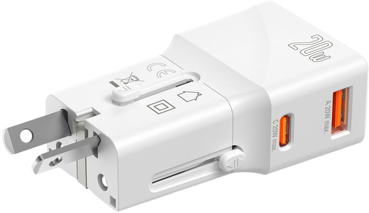 Ładowarka sieciowa 4smarts Nomad Pocket 20W USB-C White (4252011908325) - obraz 4