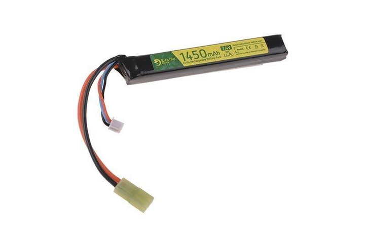 Акумулятор LiPo 7,4 V 1450mAh 30C [ElectroRiver] (для страйкболу) - зображення 1