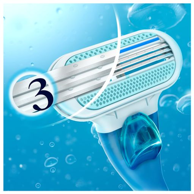 Станок жіночий для гоління Gillette Venus Smooth 3 леза - зображення 3