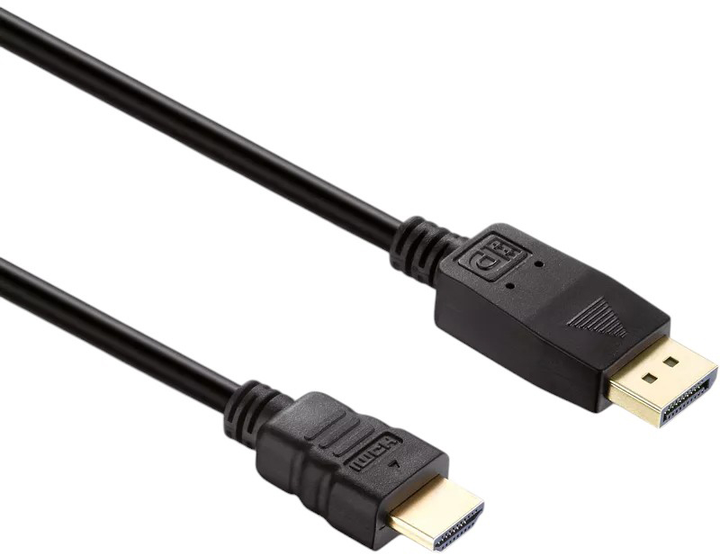 Кабель Helos HDMI - DisplayPort 10m (4005938188819) - зображення 1