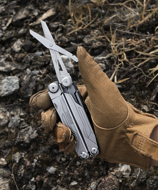 Мультитул NexTool Flagship Captain NE20214 19 в 1 універсальний складаний EDC інструмент з плоскогубцями ножем ножицями пилкою викрутками кусачками напилком у нейлоновому чохлі для туризму ремонту - зображення 4