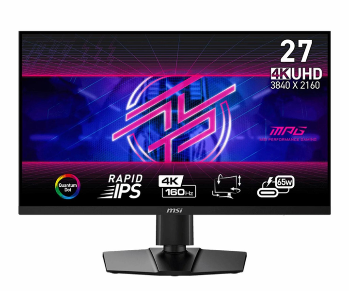Монитор геймерский 27" 160Hz MSI MPG 274URF QD безрамочный - изображение 1