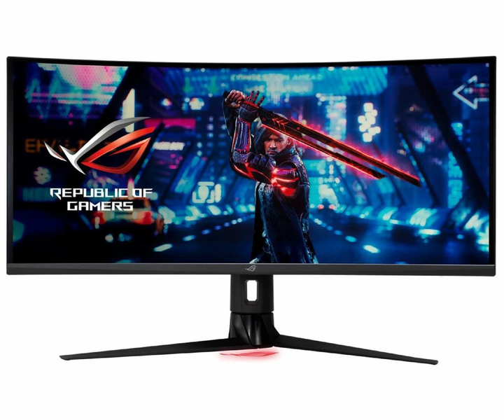 Монитор геймерский 34" 144Hz ASUS ROG STRIX XG349C Curved HDR изогнутый - изображение 1