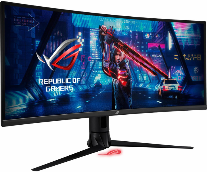 Монитор геймерский 34" 144Hz ASUS ROG STRIX XG349C Curved HDR изогнутый - изображение 2