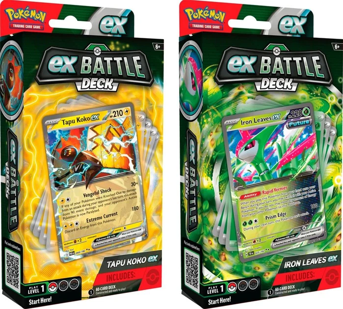Набір Pokemon TCG: Battle Deck - Tapu Koko ex/Iron Leaves ex