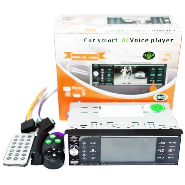 Автомагнітола CML-PLAY 4168Ai — Сенсорний екран 4,1" + RGB + MP3 + USB + SD + Bluetooth + AV-in - зображення 6